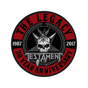 Testament - 'The Legacy 30 Year Anniversary Official Standard Patch ***READY TO SHIP from Hong Kong***